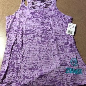 NEW Zumba Ribbed Tank Top